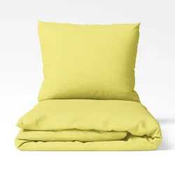 Pościel jersey 180x200 pościel polska bawełna żółta bananowa 3