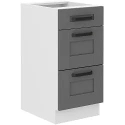 Szafka kuchenna dolna 40 cm LUNA 40D 3S BB DGWH mat