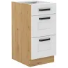 Szafka kuchenna dolna 40 cm LUNA 40D 3S BB WHAR mat