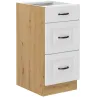Szafka kuchenna dolna 40 cm STILO 40D 3S BB WHAR mat