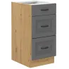 Szafka kuchenna dolna 40 cm STILO 40D 3S BB DGAR mat