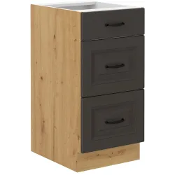 Szafka kuchenna dolna 40 cm STILO 40D 3S BB GRAR mat