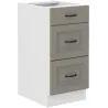 Szafka kuchenna dolna 40 cm STILO 40D 3S BB CGWH mat