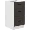 Szafka kuchenna dolna 40 cm STILO 40D 3S BB GRWH mat