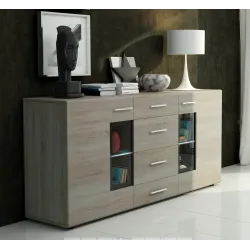 Komoda dąb sonoma Tango 169x79 cm LED