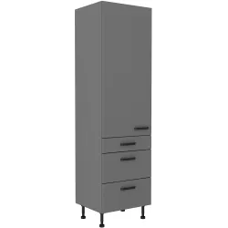 Szafka kuchenna dolna 60 cm słupek NESSA 60DKS 215 3S 1F