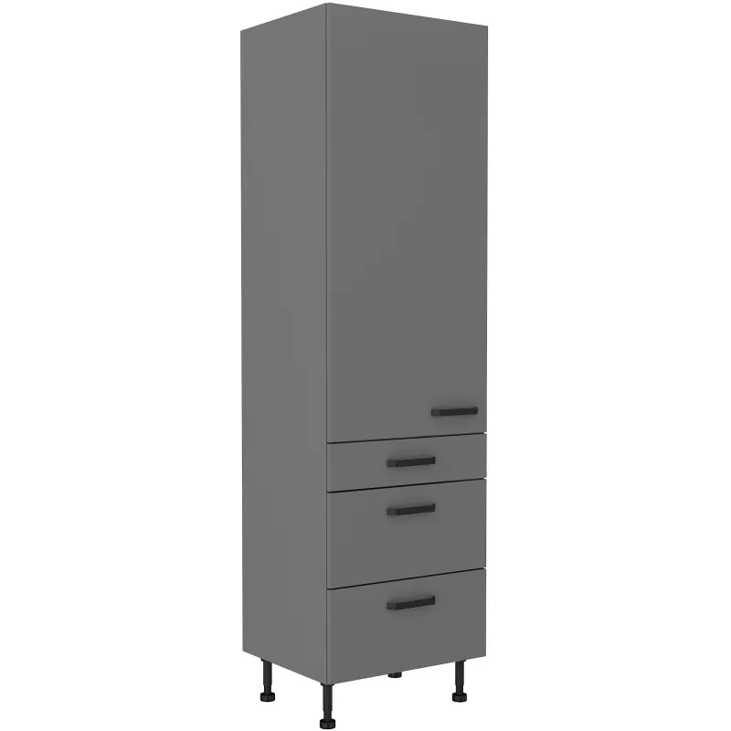Szafka kuchenna dolna 60 cm słupek NESSA 60DKS 215 3S 1F