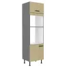 Szafka kuchenna dolna na piekarnik i mikrofalę 60 cm słupek SCANDI 60DPM 215 2F