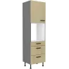 Szafka kuchenna dolna na piekarnik 60 cm słupek SCANDI 60DPS 215 3S 1F