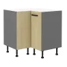 Szafka kuchenna dolna narożna SCANDI 89x89DN 1F BB mat