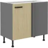 Szafka kuchenna dolna narożna dostawna 105 cm SCANDI 105DN 1F BB