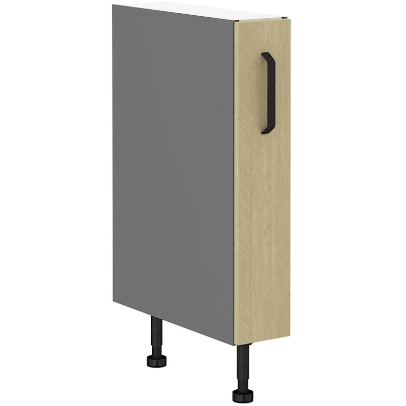 Szafka kuchenna dolna 15 cm szara SCANDI 15D BB Cargo