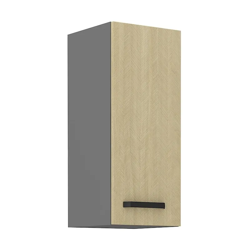 Szafka kuchenna górna 30 cm szara SCANDI 30G 72 1F