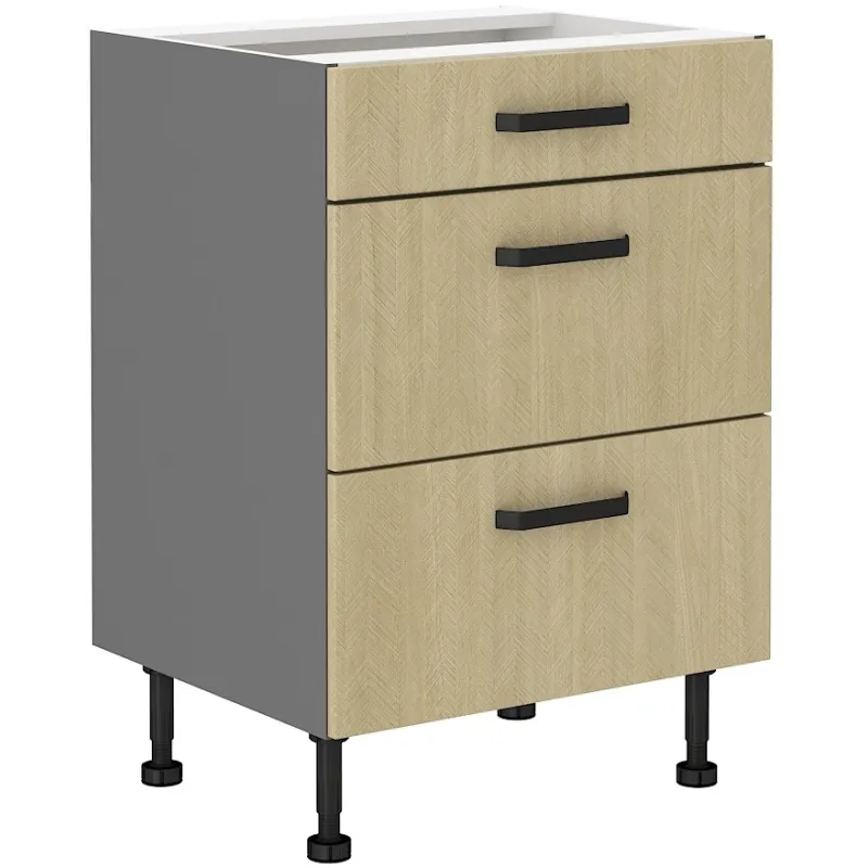Szafka kuchenna z szufladami dolna 60 cm SCANDI 60D 3S BB