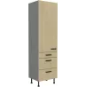 Szafka kuchenna dolna 60 cm słupek SCANDI 60DKS 215 3S 1F