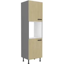 Szafka kuchenna dolna na piekarnik 60 cm słupek SCANDI 60DP 215 2F