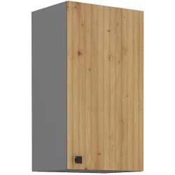 Szafka kuchenna górna 40 cm AVA MDF dąb artisan antracyt40G 72 1F