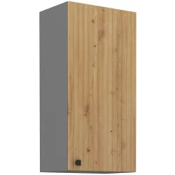 Szafka kuchenna górna 45 cm AVA 45G 90 1F dąb artisan antracyt