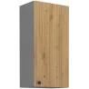 Szafka kuchenna górna 45 cm AVA 45G 90 1F dąb artisan antracyt