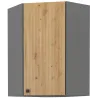 Szafka kuchenna górna narożna AVA 58x58 GN 90 1F MDF dąb artisan antracyt
