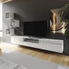 Nowoczesna Meblościanka biała połysk BOX 56 wisząca