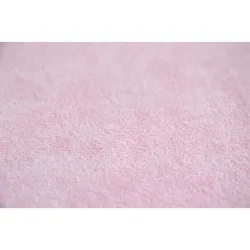  Pościel frotte gruba 200x220 3-częściowa różowa pudrowa