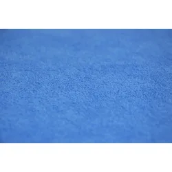  Pościel frotte gruba 180x200 3-częściowa niebieska policyjna