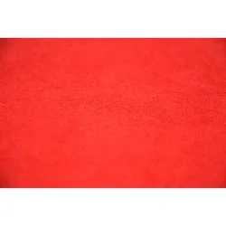  Pościel frotte gruba 160x200 3-częściowa czerwona