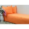  Pościel frotte gruba 180x200 3-częściowa łososiowa