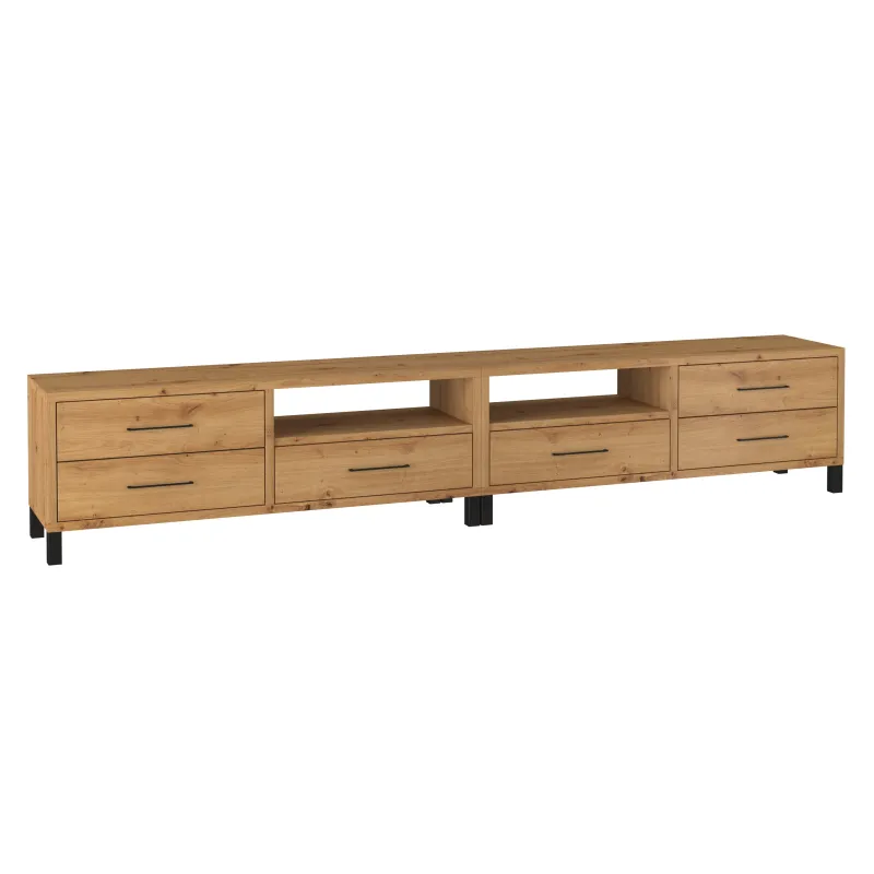 Komoda RTV Roma 274 AR dąb artisan 40x276cm