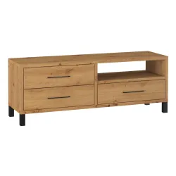 Komoda RTV Roma 137 3S dąb artisan 40x137cm