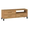 Komoda RTV Roma 137 3S dąb artisan 40x137cm