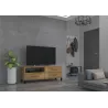 Komoda RTV Roma 137 3S dąb artisan 40x137cm