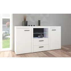 Komoda Rumba 2F2S WH20 biała 40x157cm