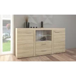 Komoda Rumba 2F2S SO20 dąb sonoma 40x157cm