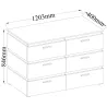 Komoda Faro 6S AR21 dąb artisan - matera 40x120cm