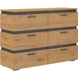 Komoda Faro 6S AR21 dąb artisan - matera 40x120cm