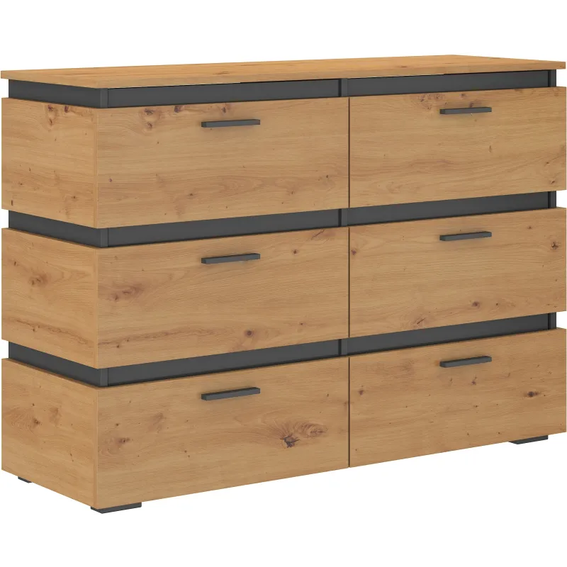 Komoda Faro 6S AR21 dąb artisan - matera 40x120cm