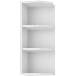 Szafka kuchenna górna 30 cm zakończenie biała STILO 30G 72 ZAK BB WHWH