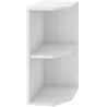 Szafka kuchenna dolna 30 cm zakończenie biała STILO 30D ZAK BB WHWH