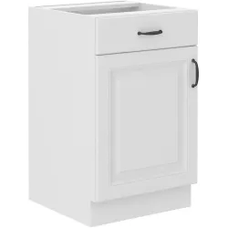 Szafka kuchenna dolna 50 cm STILO 50D 1F1S BB Cargo biała MAT