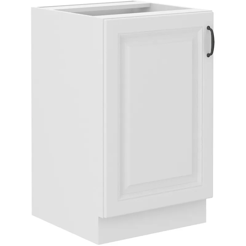 Szafka kuchenna pod zlew 50 cm biała STILO 50D ZL 1F BB