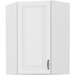 Szafka kuchenna górna narożna STILO 58x58 GN 90 1F WHWH biała MAT