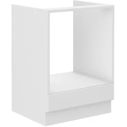 Szafka kuchenna dolna 60 cm pod piekarnik STILO 60D GAZ BB WHWH biała MAT