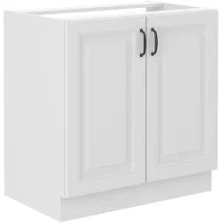 Szafka kuchenna pod zlew 80 cm biała STILO 80ZL 2F BB WHWH