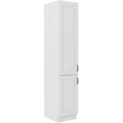 Szafka kuchenna dolna 40 cm słupek STILO 40DK 210 2F WHWH biała MAT