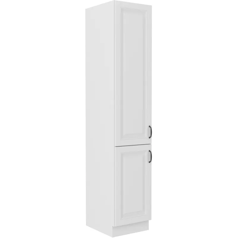 Szafka kuchenna dolna 40 cm słupek STILO 40DK 210 2F WHWH biała MAT