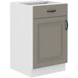 Szafka kuchenna dolna 50 cm STILO 50D 1F1S BB Cargo CGWH szara mat