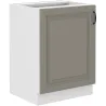 Szafka kuchenna dolna 60 cm STILO 60D 1F BB CGWH mat