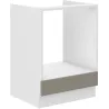 Szafka kuchenna dolna 60 cm pod piekarnik STILO 60D GAZ BB CGWH mat